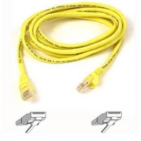 BELKIN Patch Cable - Rj-45 (M) - Rj-45 (M) - 6 Ft - Utp - ( Cat 5E ) - Yellow A3X126-06-YLW